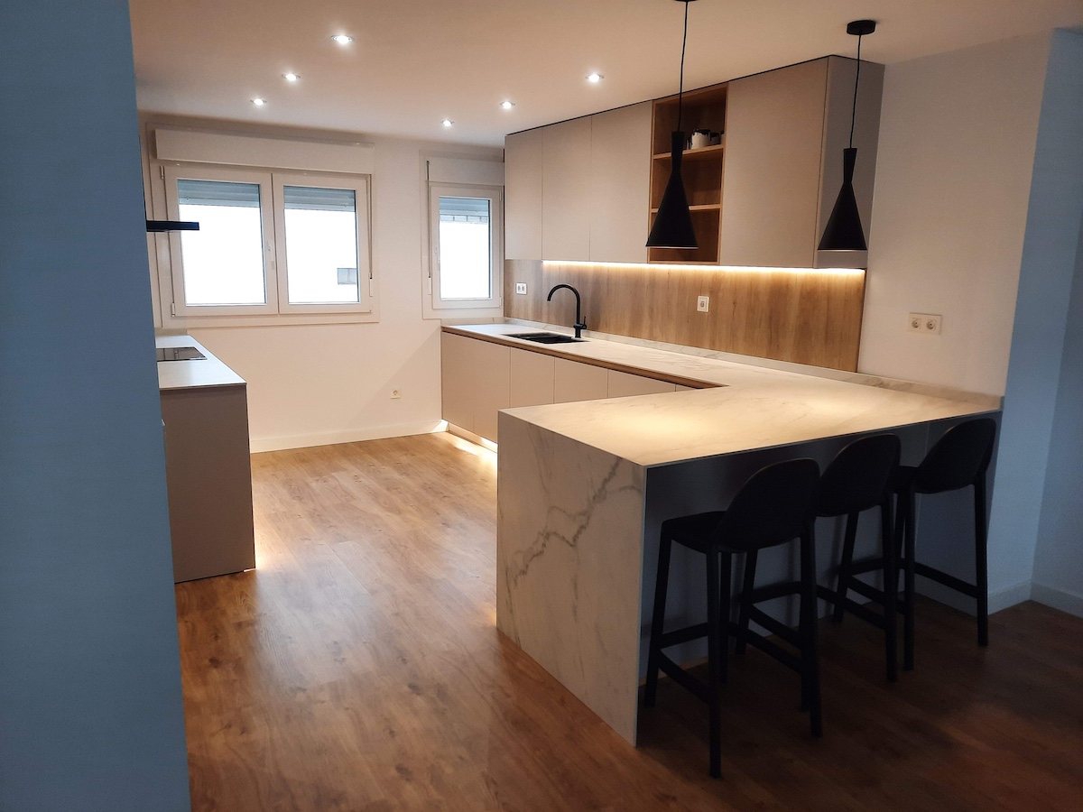 Estudio de cocinas para rehabilitación de viviendas